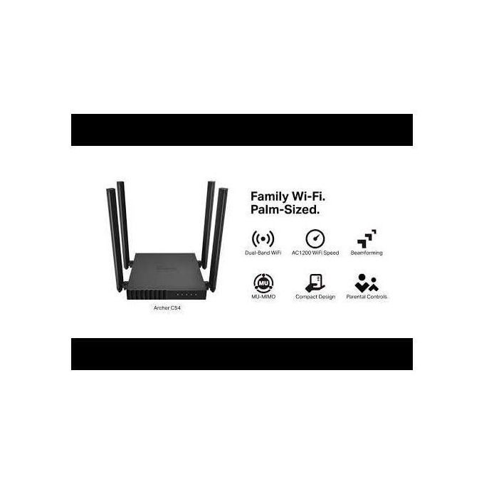 computadoras y laptops - ROUTER TP-LINK TL-ARCHER C54  AC1200,DUAL –BAND
867 Mbps+ 300 Mbps Rouste/ acces 3