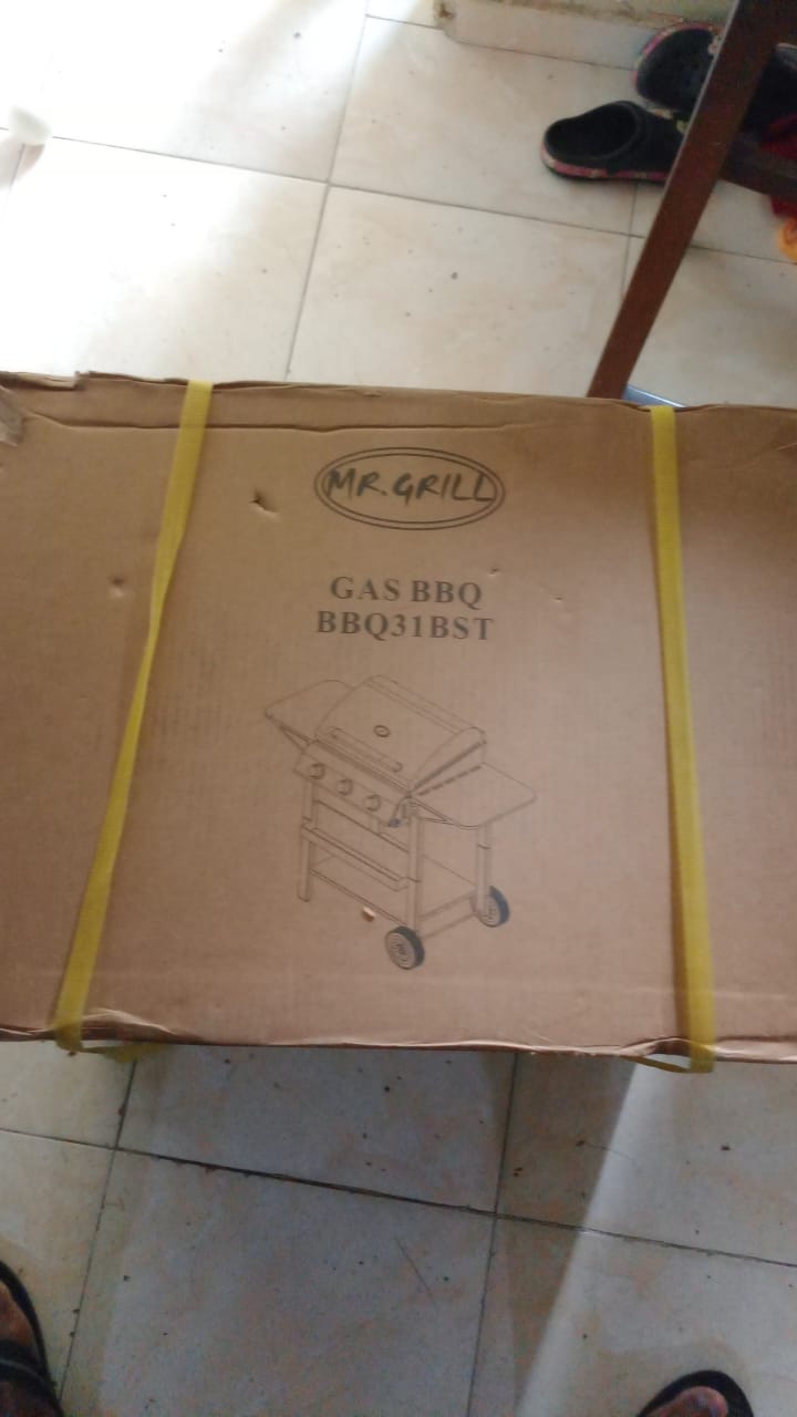 electrodomesticos - BBQ nuevo de gas negro  0