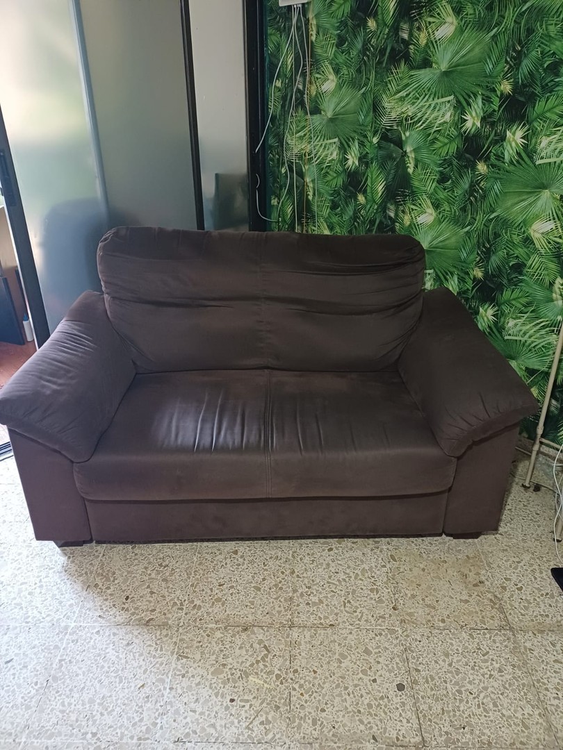 muebles y colchones - sofa ikea marron de 2 0