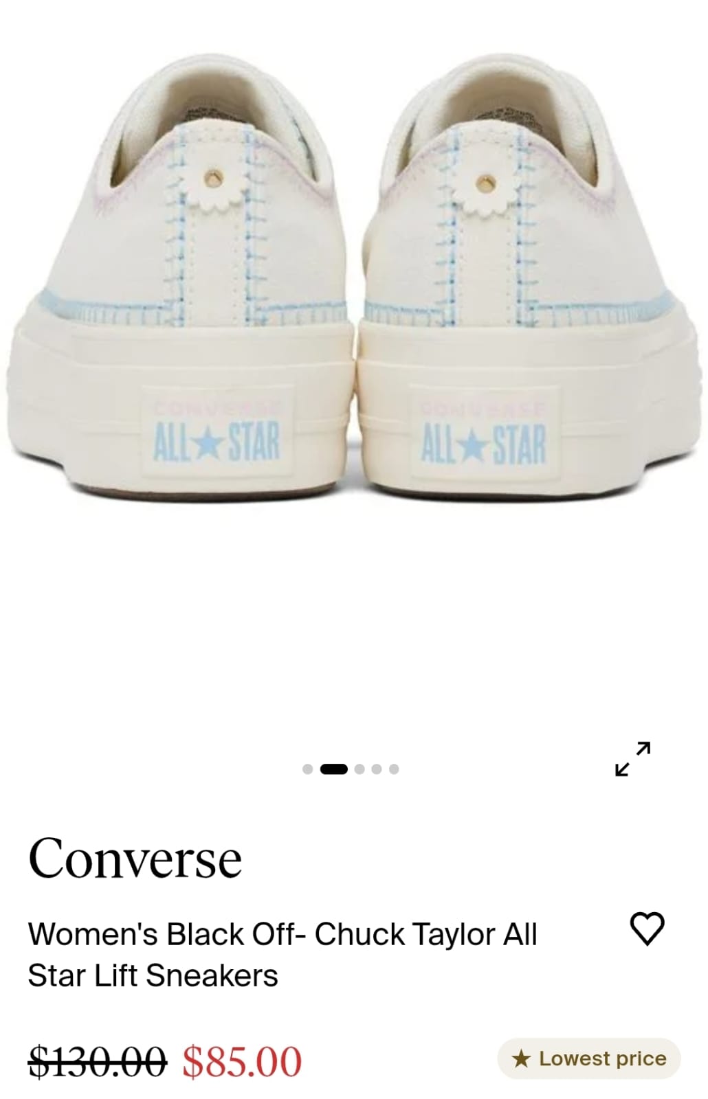 zapatos para mujer - Converse Chuck Taylor All Star Lift – Talla 9.5 (c 2