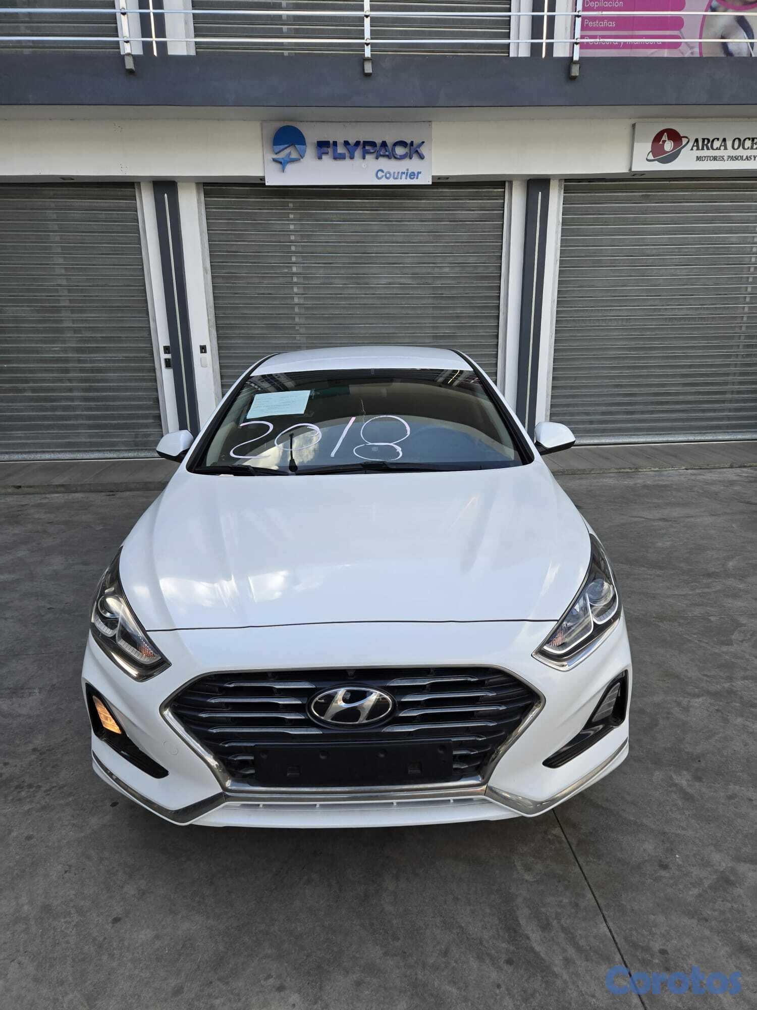 carros - HYUNDAI SONATA NEW RISE 2018 BLANCO 10