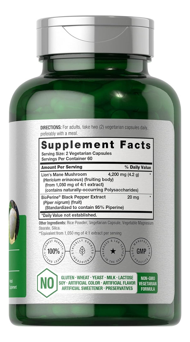 Salud y Equipamiento Médico - Extracto Hongo De  Melena 4200m 1