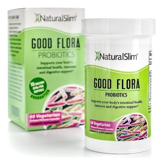 Salud y Equipamiento Médico - Naturalslim Good Flora Suplemento Probióticos 60 Cápsulas