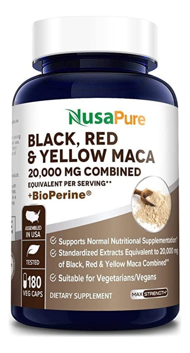 Salud y Equipamiento Médico - Nusapure - Maca 180 Cápsulas - Uni - Unidad A $1427 0
