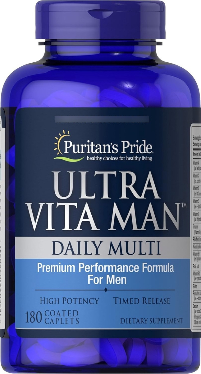Salud y Equipamiento Médico - Puritans Pride Ultra Vita Man Time Release, 180 Unidades 0