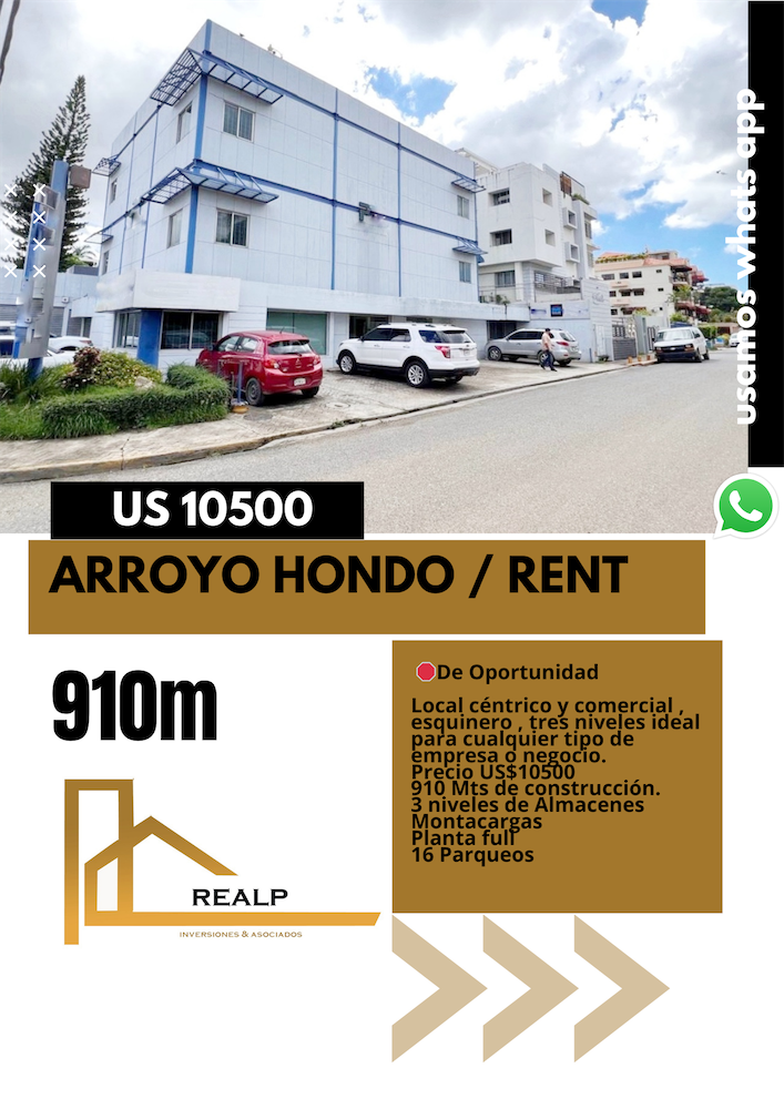 oficinas y locales comerciales - Local comercial en arroyo hondo  0