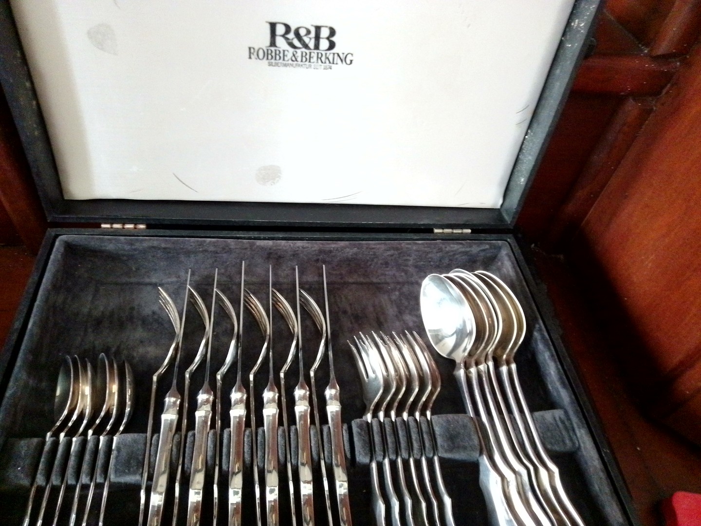 cocina - Juego de Cubiertos Plata  Robbe&Berking 1874 , 30 piezas  2