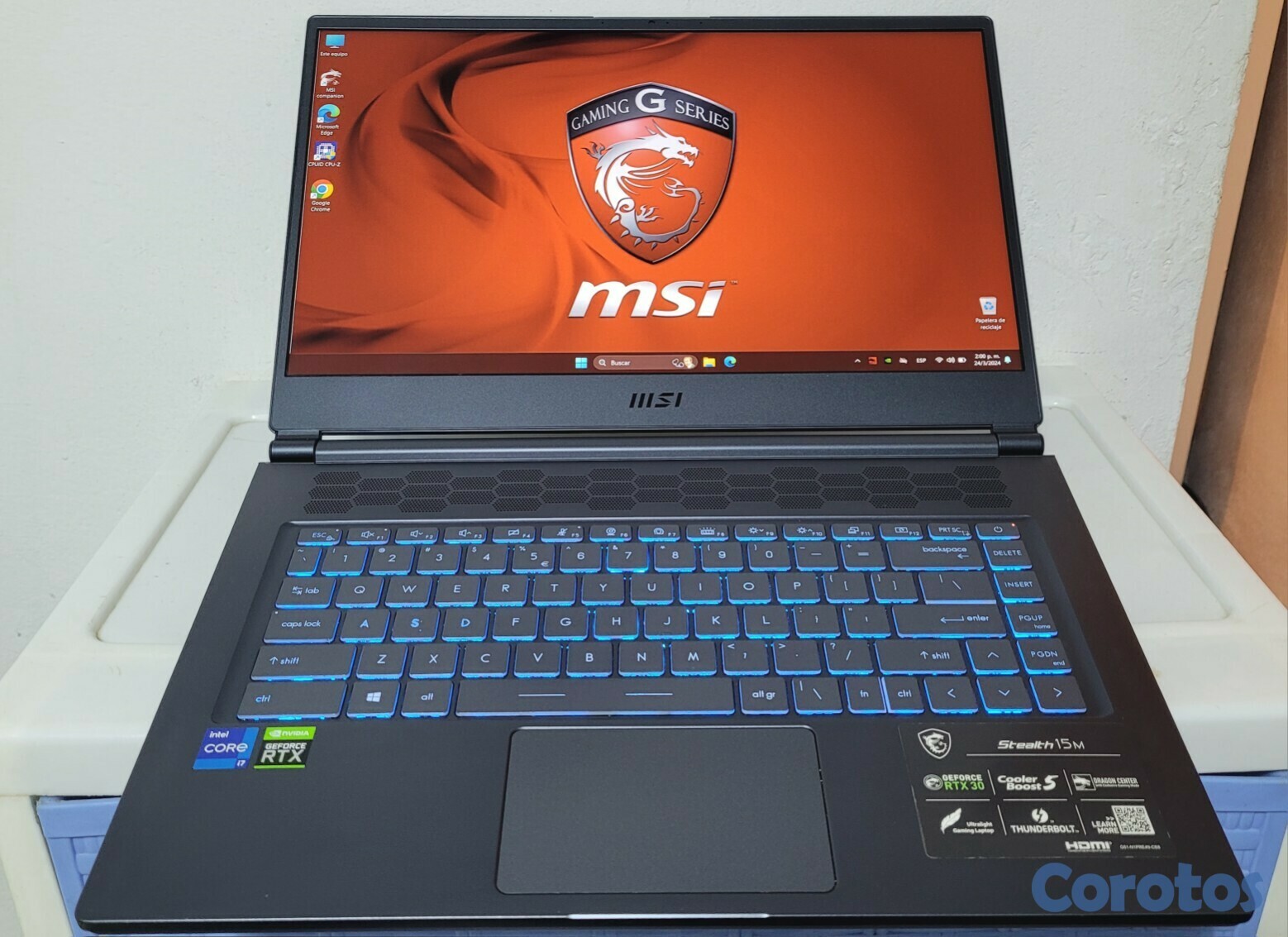 computadoras y laptops - Msi Gaming 15 Pulg Core i7 11th Gen Ram 16gb ddr4 Disco m2 1tb Nvidea RTX 3060  1