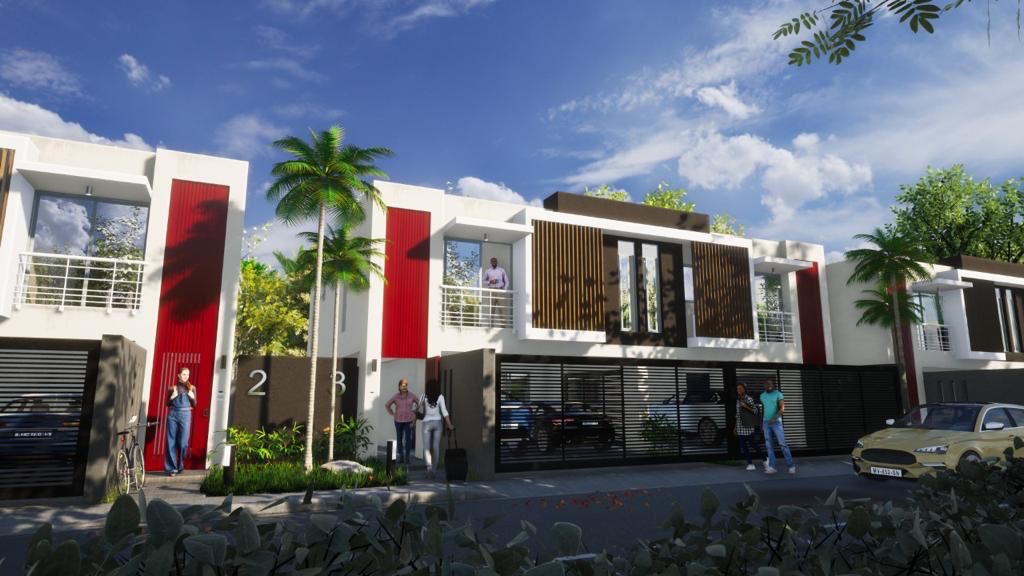 casas - Punta cana villa town house nueva 4
