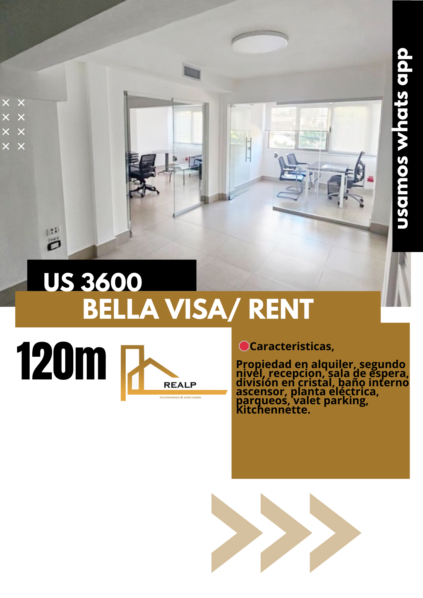 oficinas y locales comerciales - Oficina amueblada en Bella vista  0