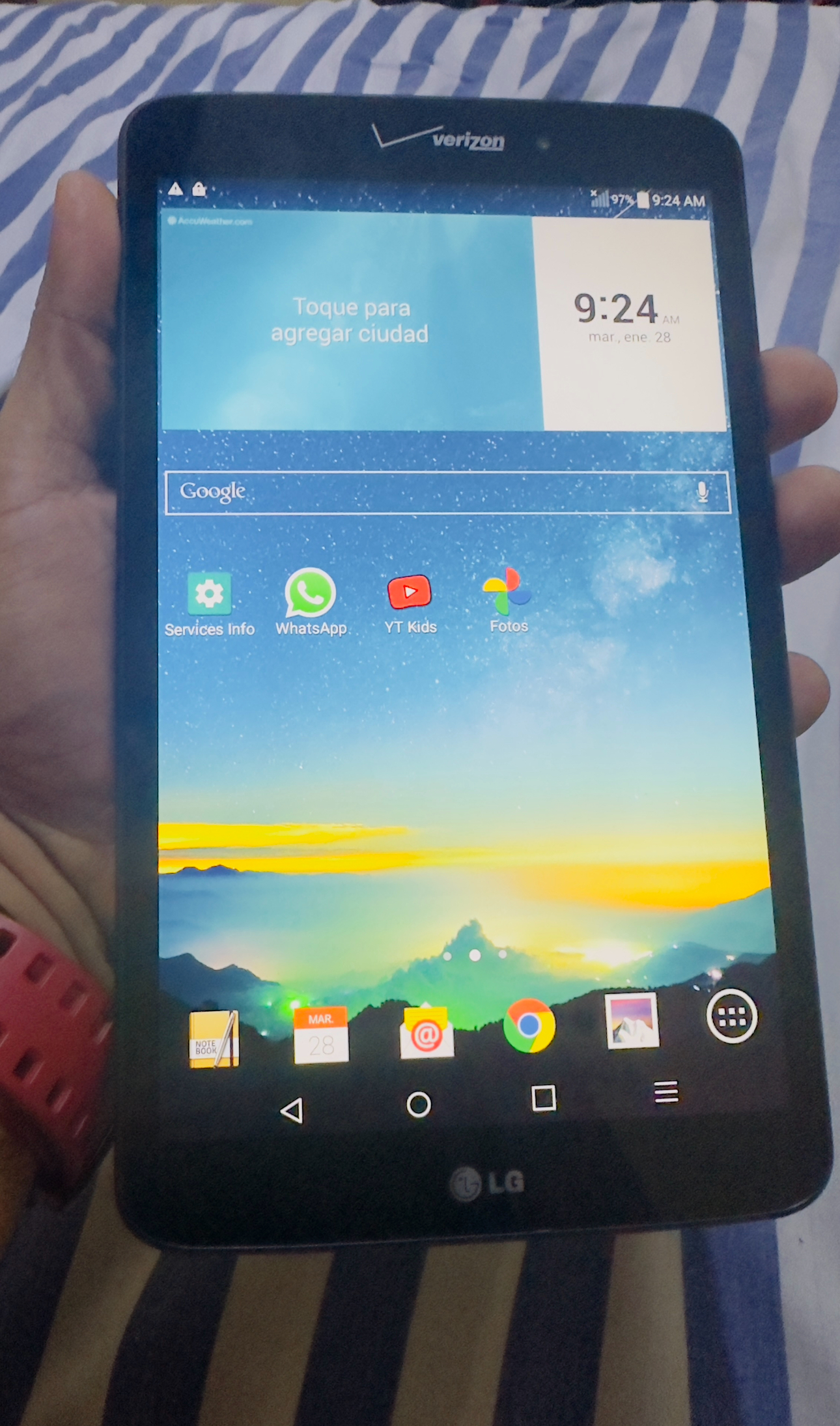 celulares y tabletas - TABLET LG 16 GB 4G LTE CHIP SIM