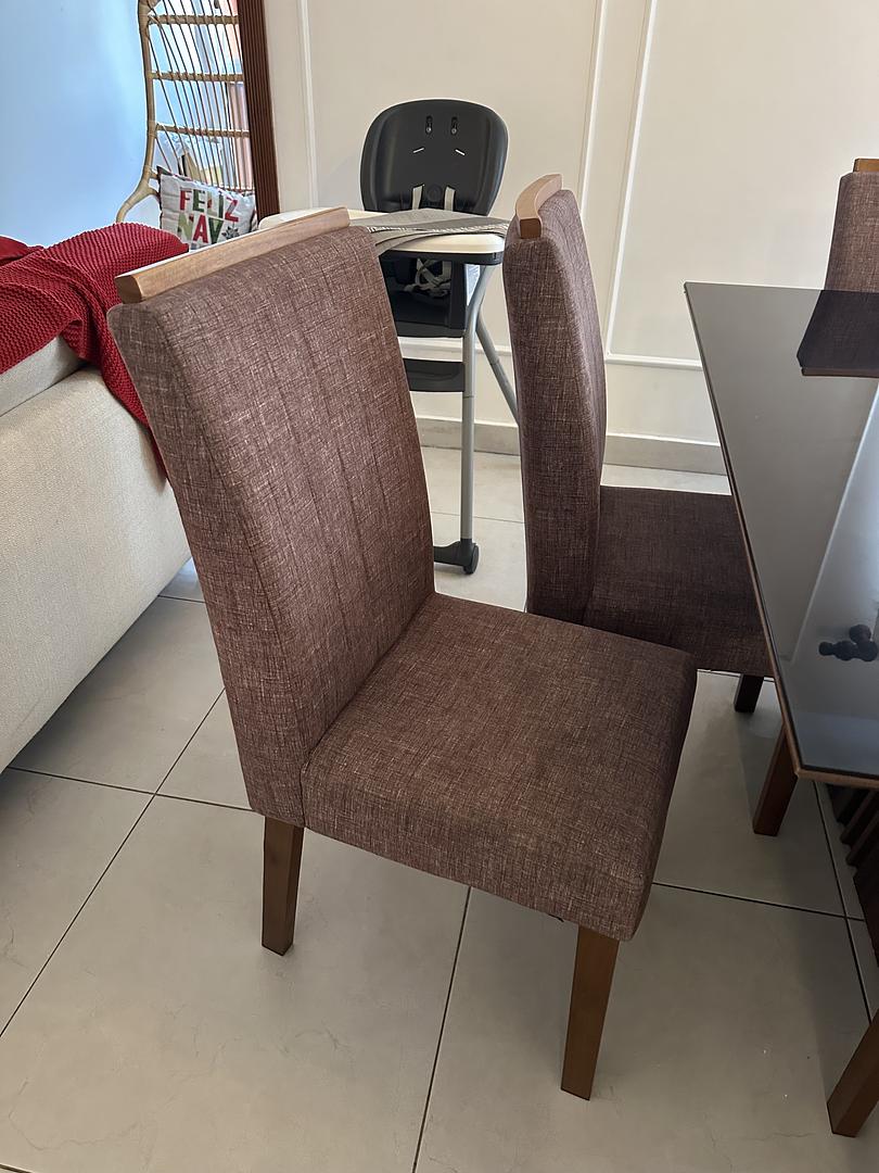 muebles y colchones - Juego de comedor de 8 sillas, cuadrado 3