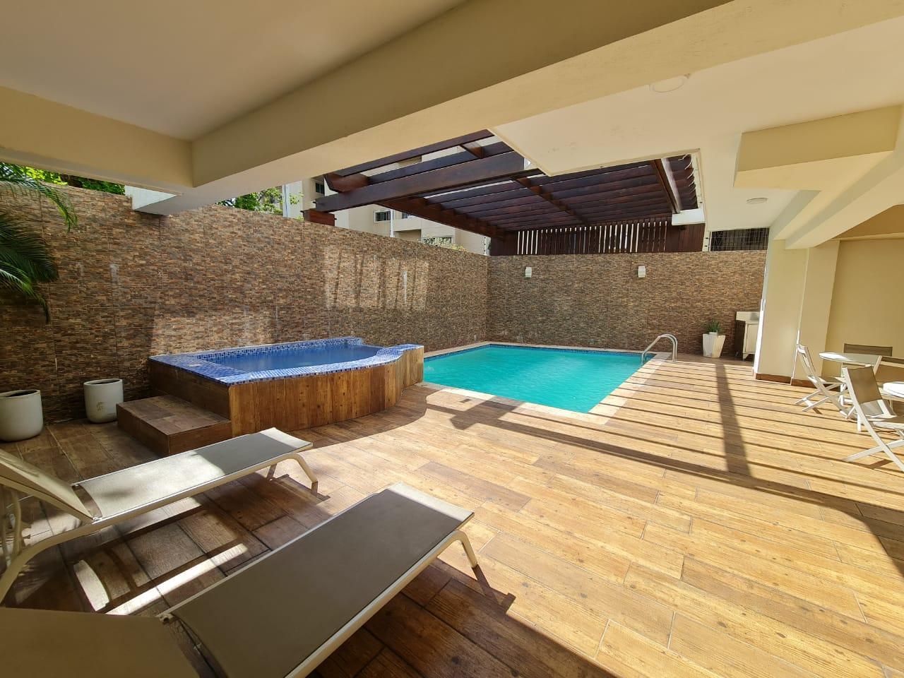 apartamentos - Apartamento en alquiler o venta en Naco, amueblado, con piscina. 4