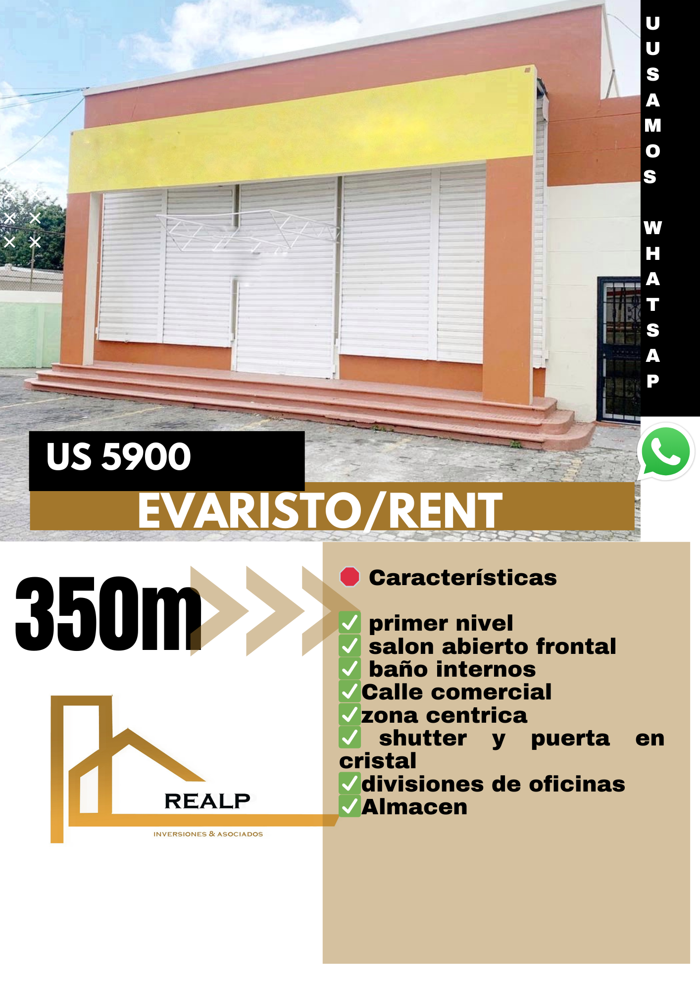 oficinas y locales comerciales - Alquiler local céntrico en Evaristo 
