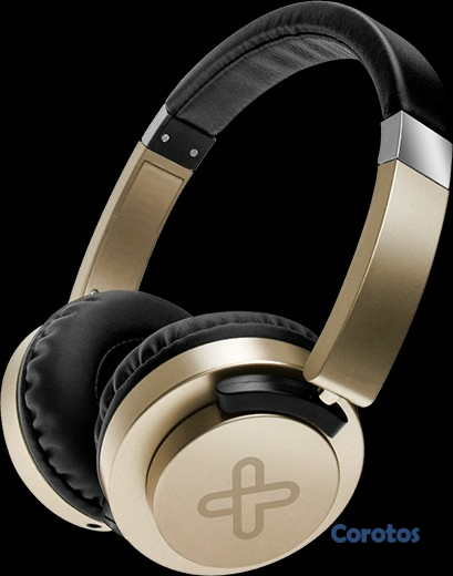 computadoras y laptops - AUDIFONO CON MICROFONO KlipXtreme AKOUSTIKFX GOLD (KHS-851GD)con cable y aislaci 2