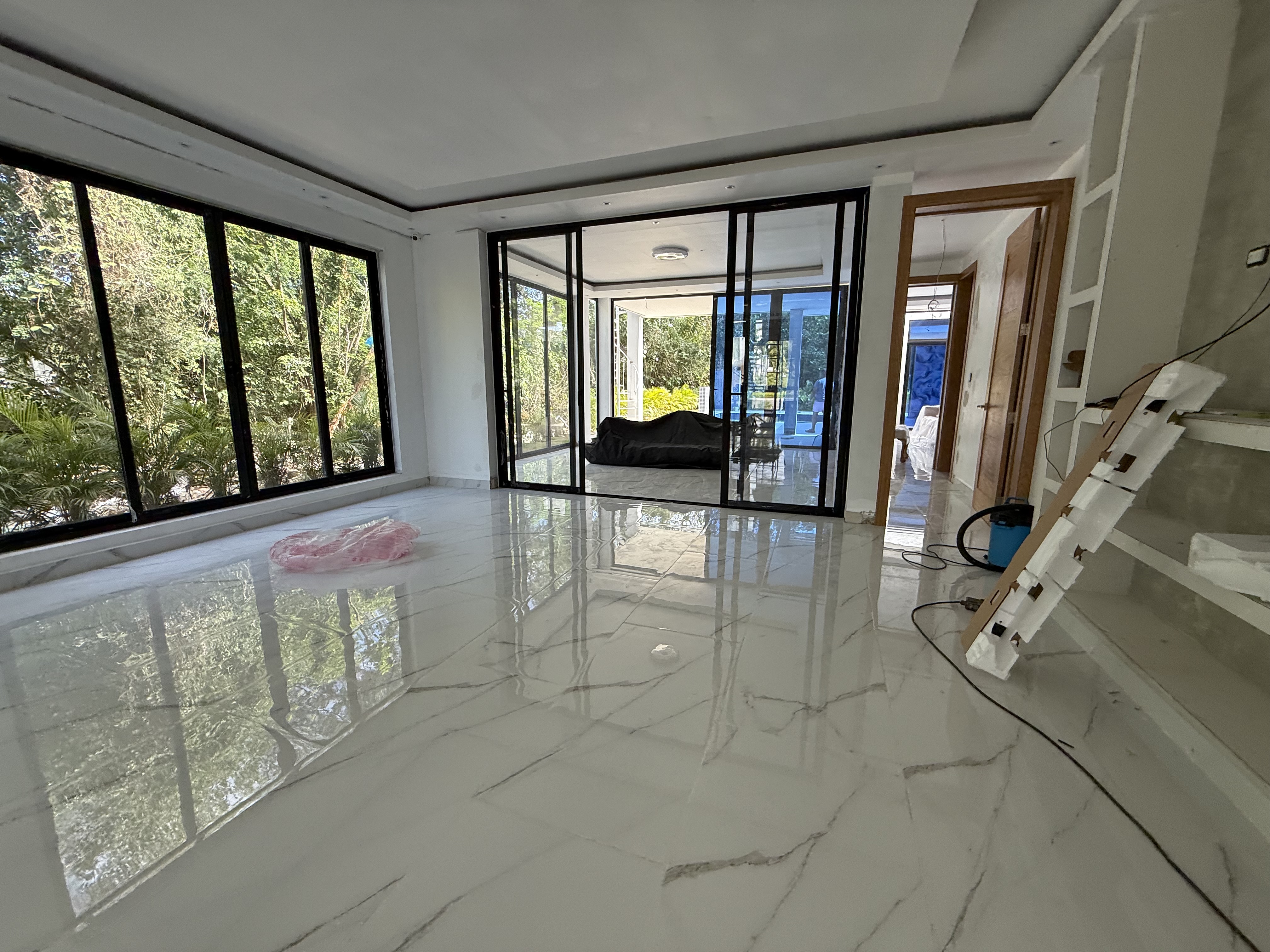 casas vacacionales y villas - Vendo Villa playa nueva romana dos niveles amuebla