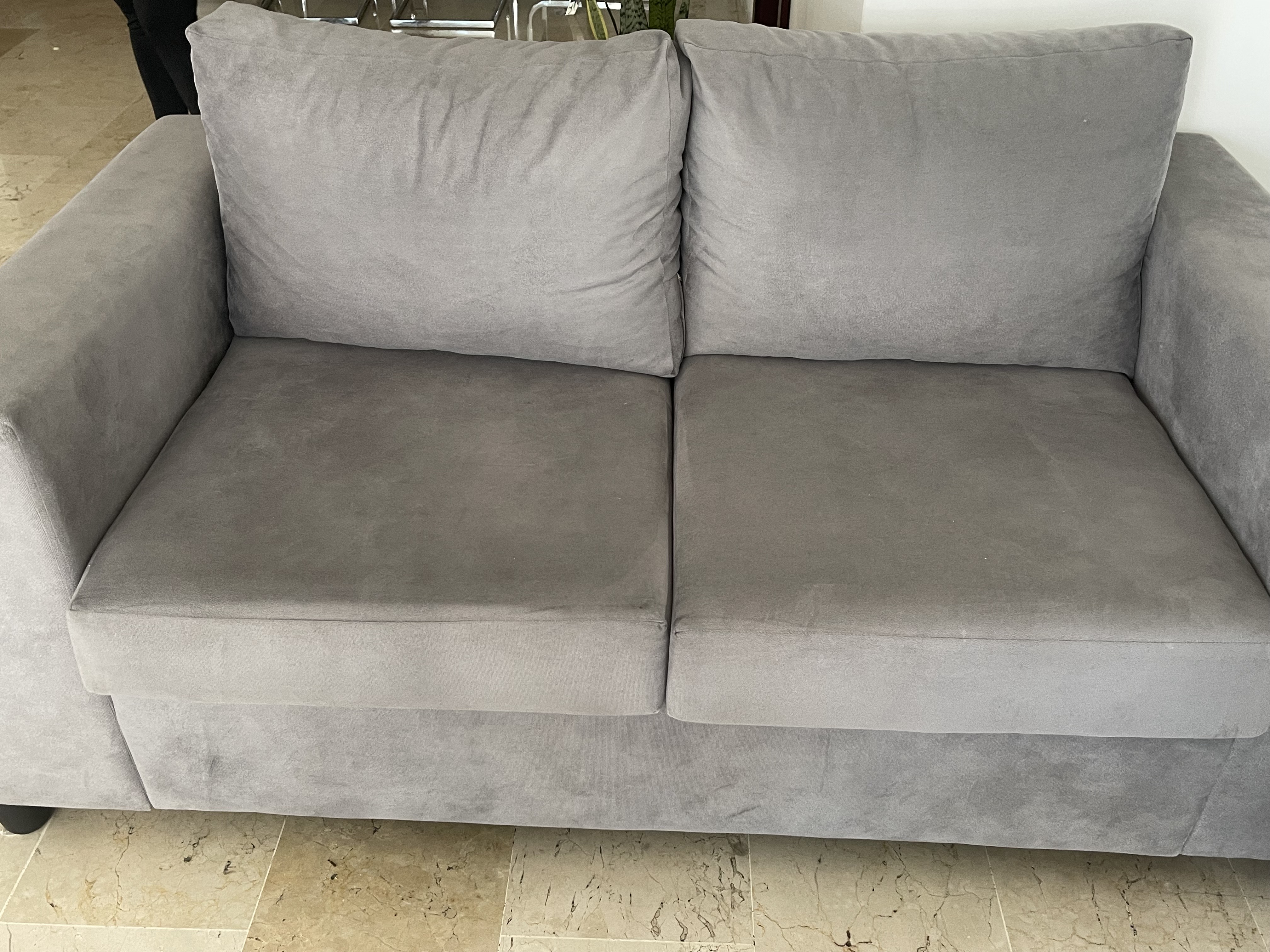 muebles y colchones - Vendo Juego de Muebles GRIS en excelente condicion 4