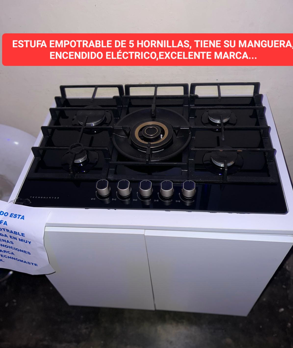 cocina - ESTUFA EMPOTRABLE CON MUEBLE INTEGRADO.