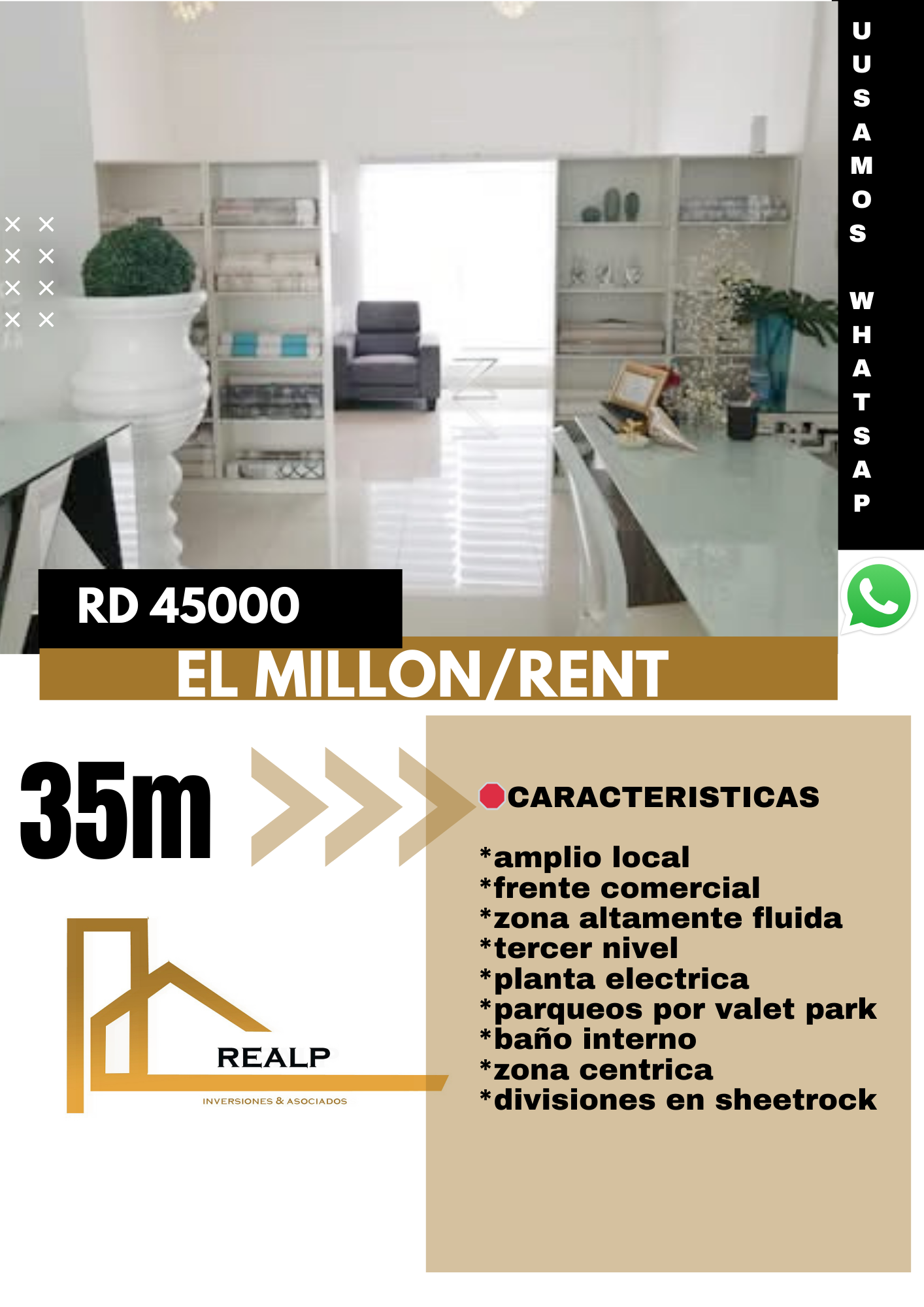 oficinas y locales comerciales - Local en alquiler millon 0
