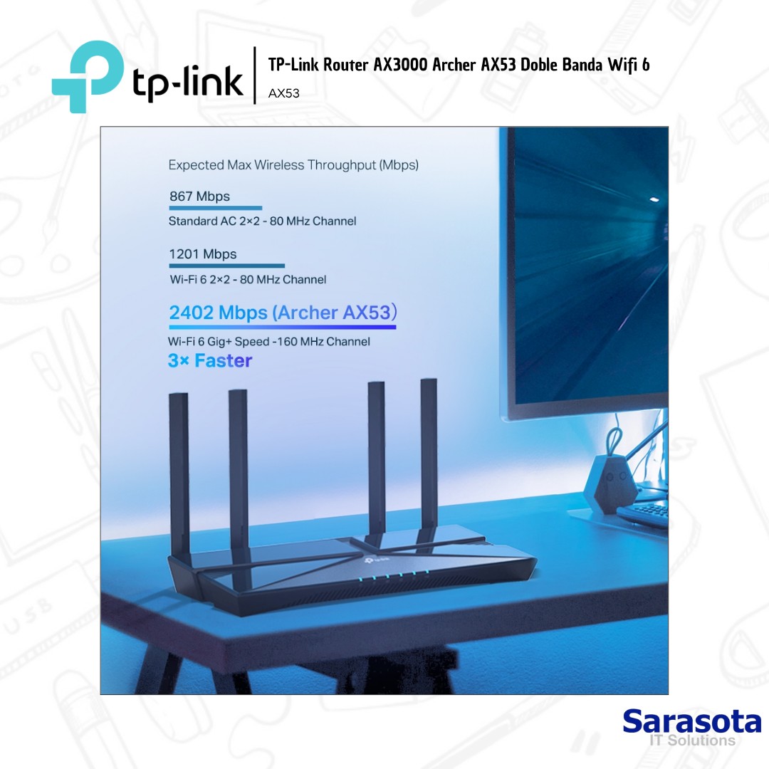 accesorios para electronica -  TP-Link Router Archer AX10 con wifi 6 3