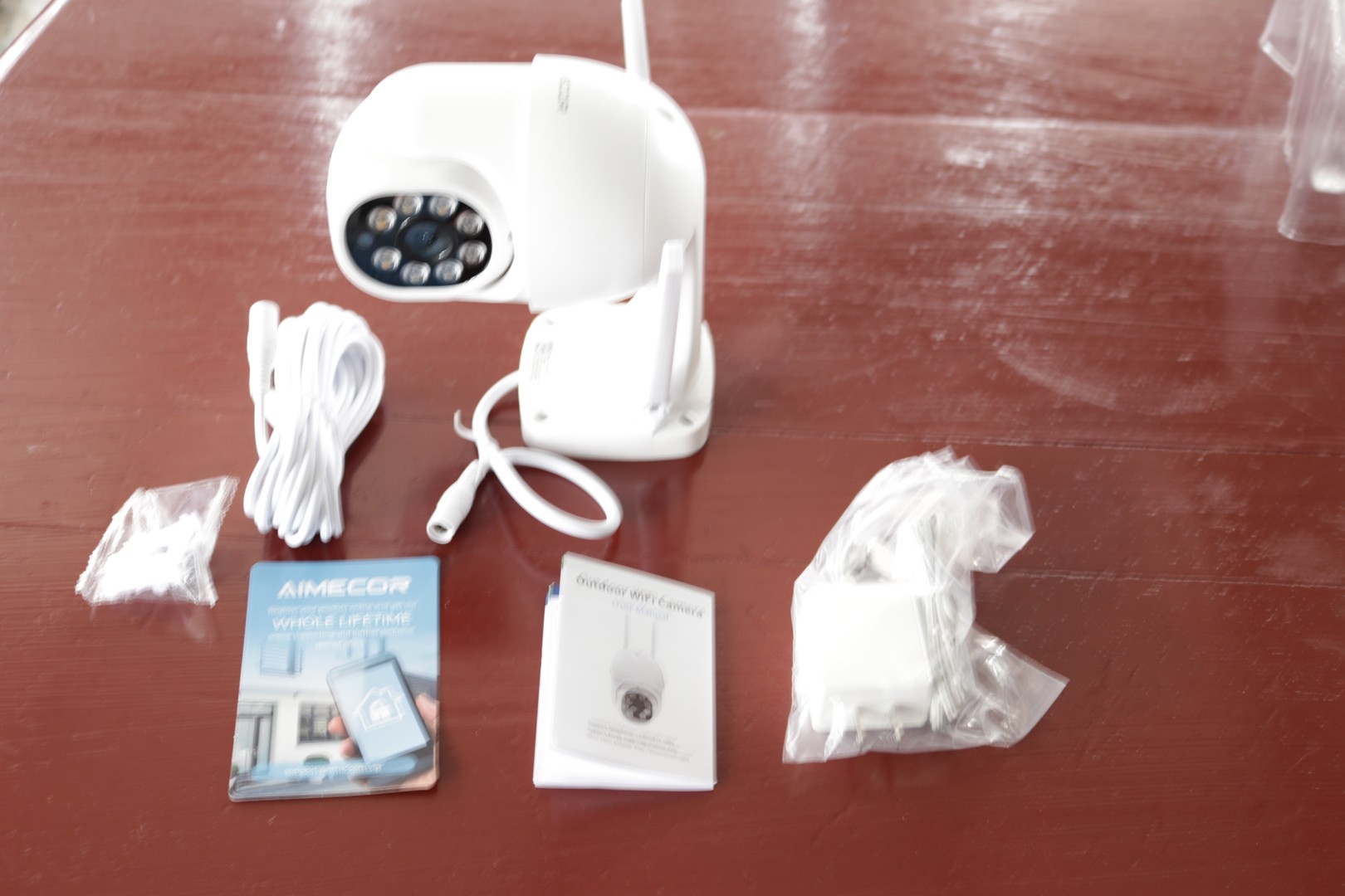 camaras y audio - Cámara de seguridad para exterior FHD 1080P Pan/Tilt 2.4G; con Wi-Fi.  5