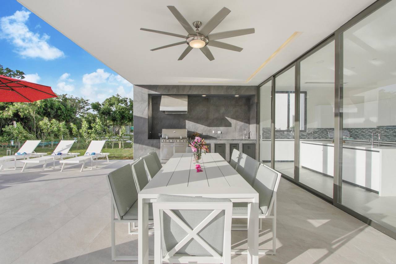 casas vacacionales y villas - Lujosa villa en Cap cana  6