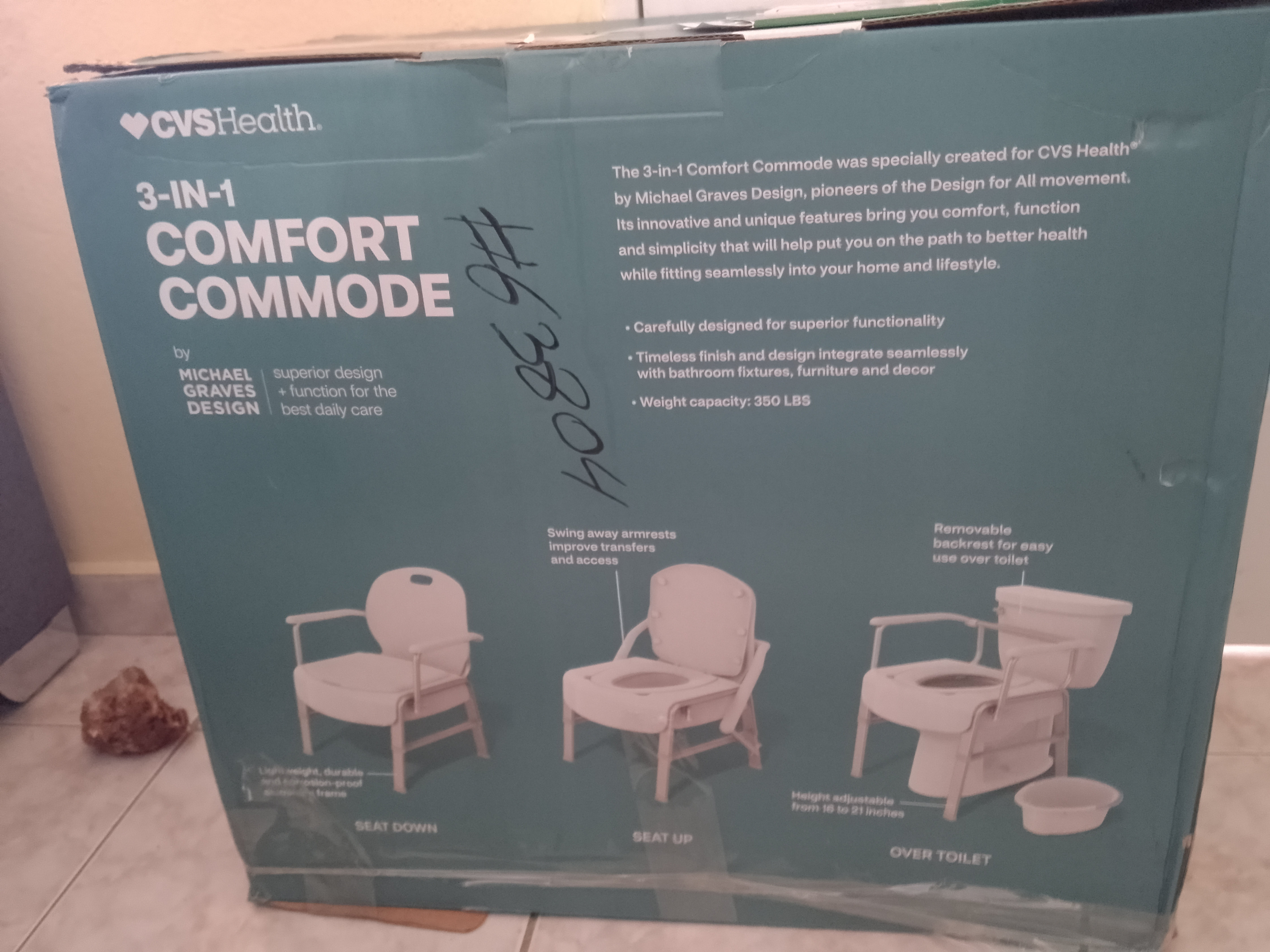 muebles y colchones - silla Ade inodoro 3 en 1