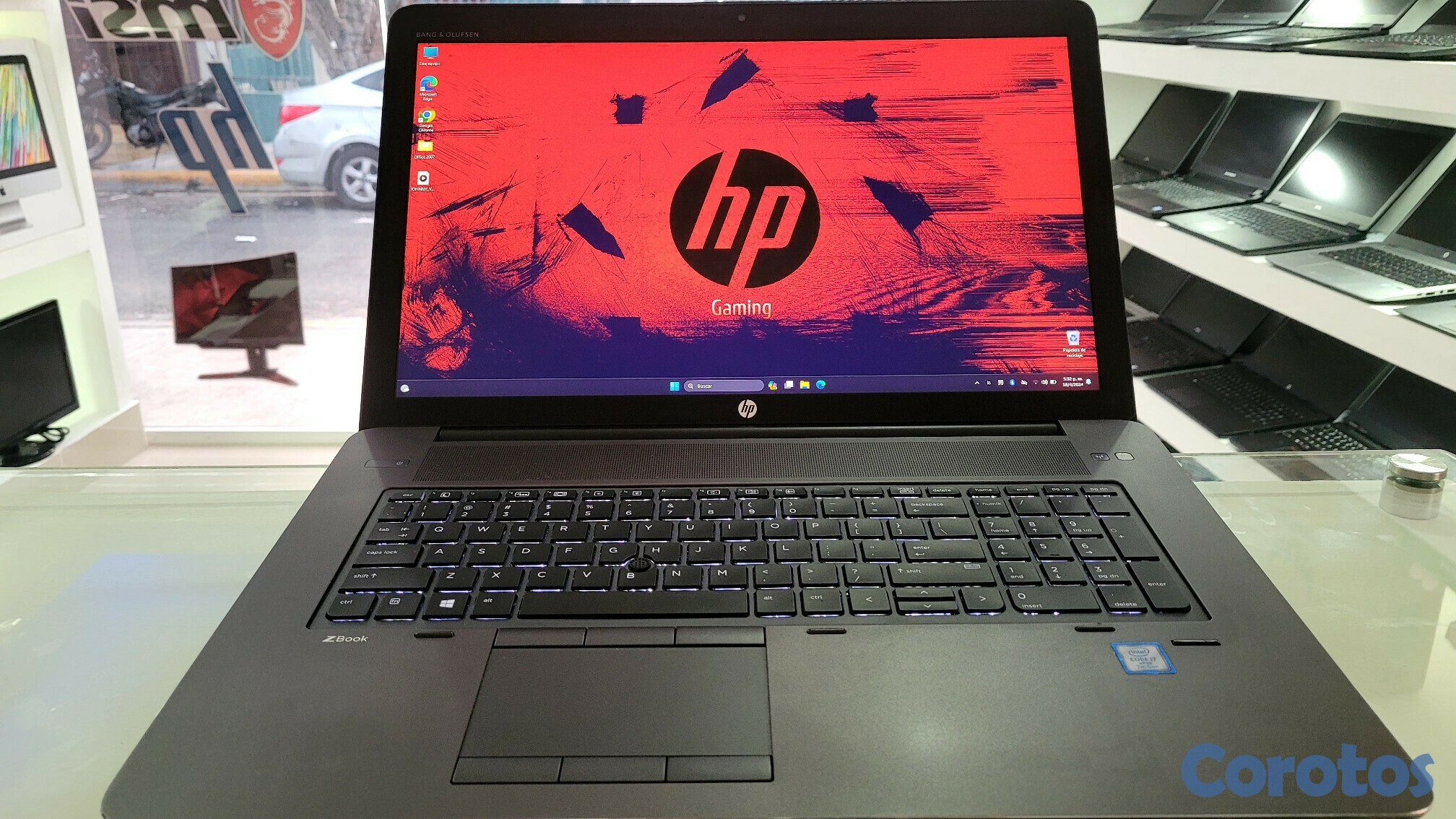 computadoras y laptops - Laptop hp Gamer 17 Pulg Core i7 2.90 Ram 16gb Disco 512gb Nvidea 6gb Dedicada 1