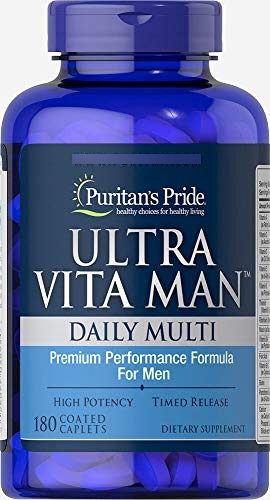 Salud y Equipamiento Médico - Puritans Pride Ultra Vita Man Time Release, 180 Unidades 1