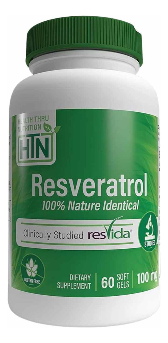 Salud y Equipamiento Médico - Resveratrol 100mg 60 Capsulas - Un - Unidad A $3882 0