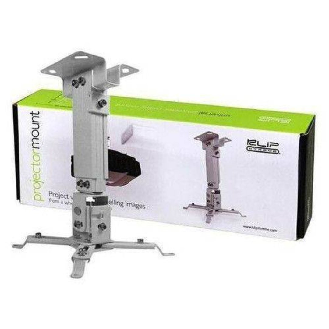 computadoras y laptops - SOPORTE PARA PROYECTOR KLIPX BLANCA DE TECHO DESDE 280MM HASTA 350MM DIAGONAL
