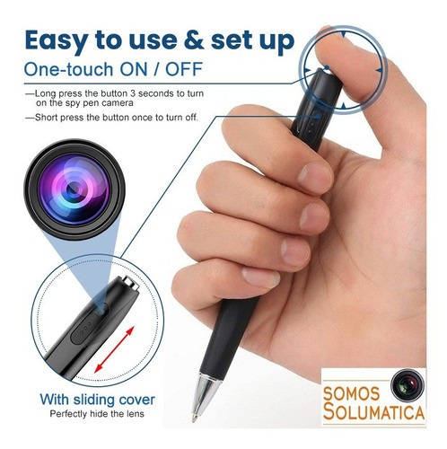 equipos profesionales - Lapicero con camara V8 Full HD Lapicero Grabador V8 Full HD 5