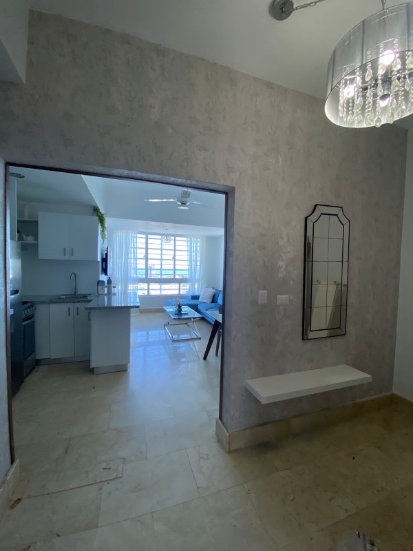apartamentos - Rento apartamento amueblado en Gazcue piso alto vista al mar 6