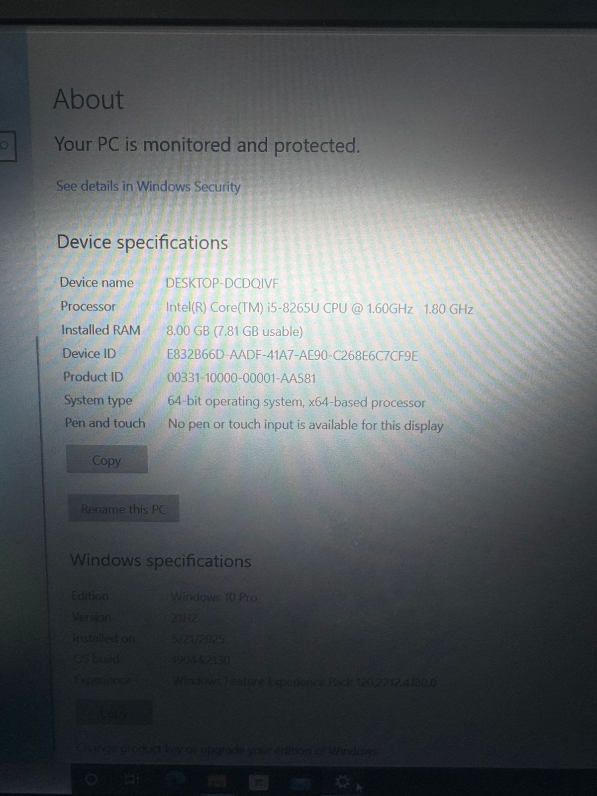 computadoras y laptops - Laptop HP 840 G6 14'' I5 256GB SSD 8GB RAM. 1