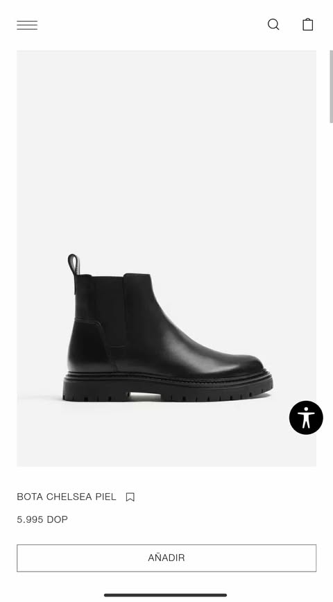 zapatos para hombre - Botas Zara #40, practicamente nuevas, un solo uso 3