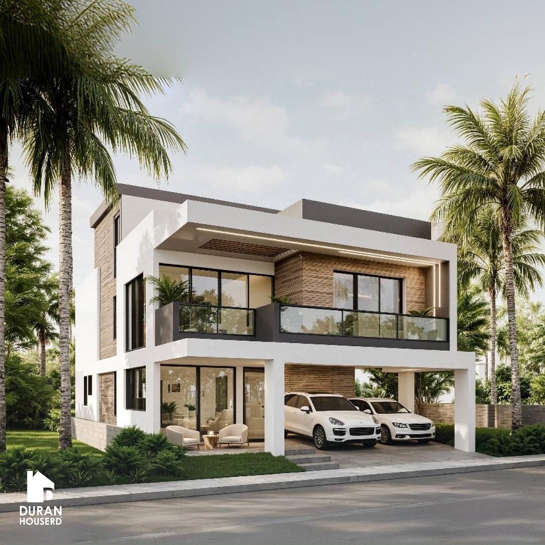 casas - venta de casa con piscina en la autopista de san isidro Santo Domingo este  3
