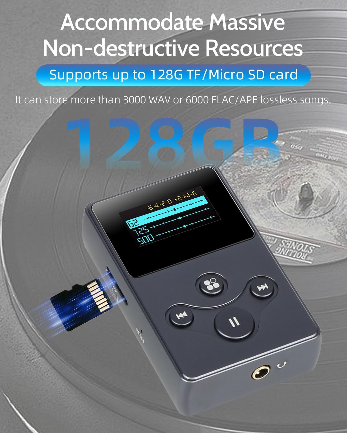 camaras y audio - Xduoo X2s reproductor música portátil WAV - FLAC Soporta hasta128GB Micro SD 5