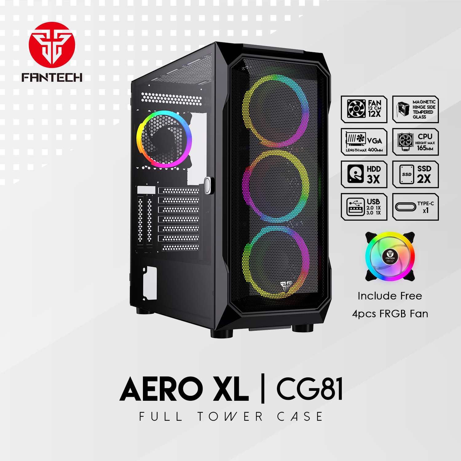 computadoras y laptops - Case Gaming RGB 0