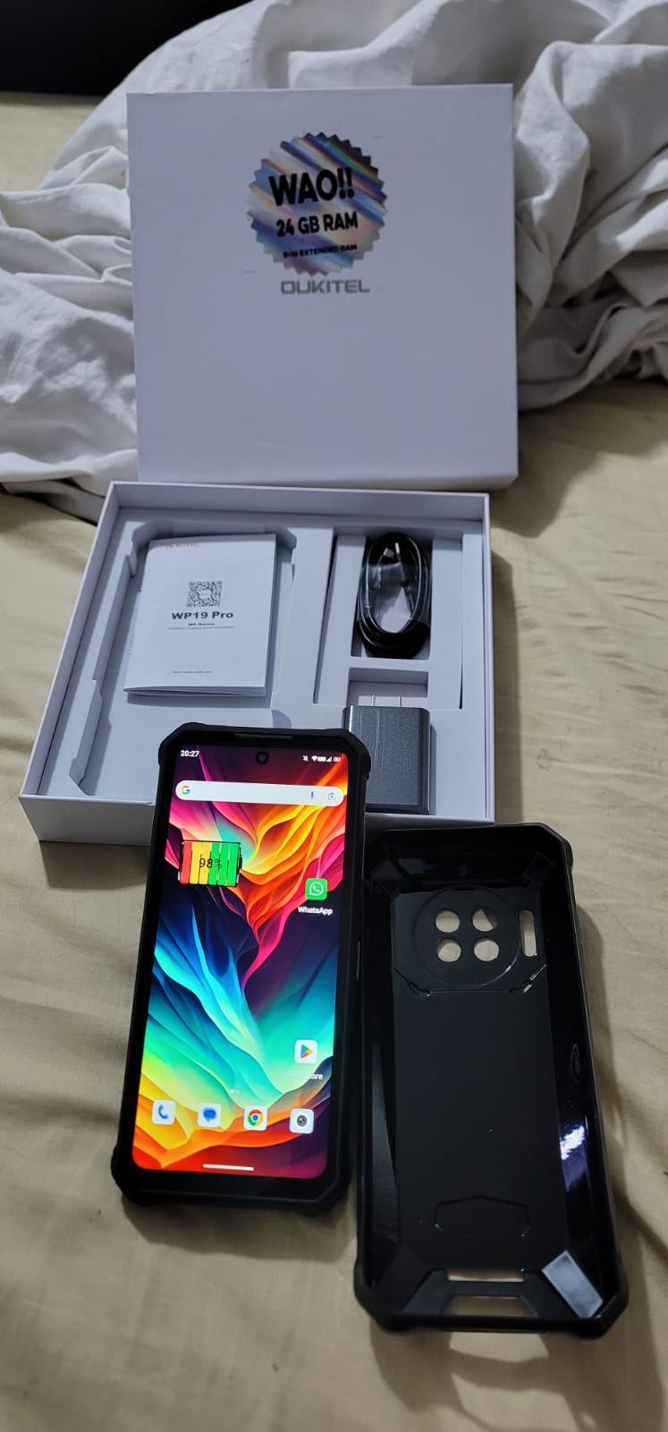 celulares y tabletas - Oukitel WP 19 Pro en su caja