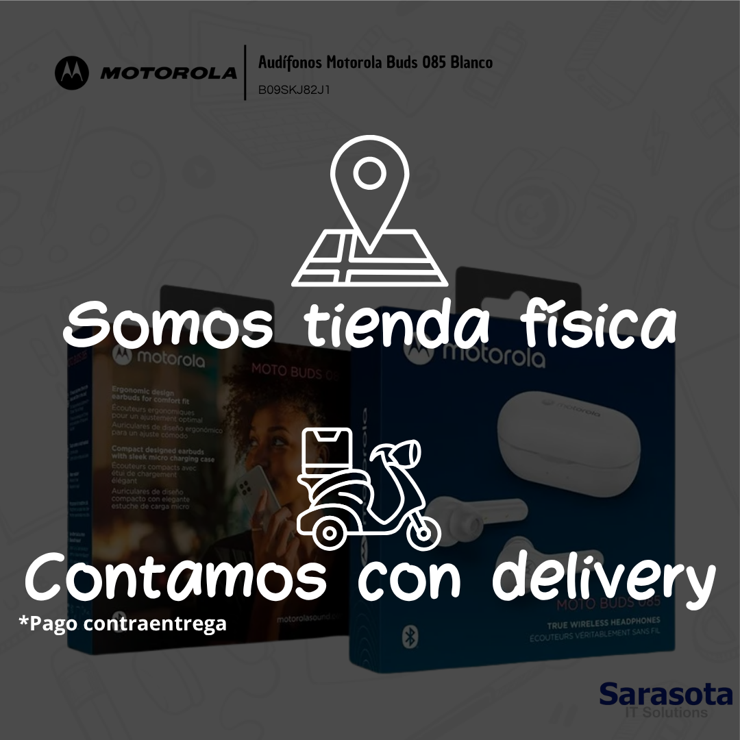 camaras y audio - Motorola Audífonos Motorola Buds 085 Blanco B09SKJ 2