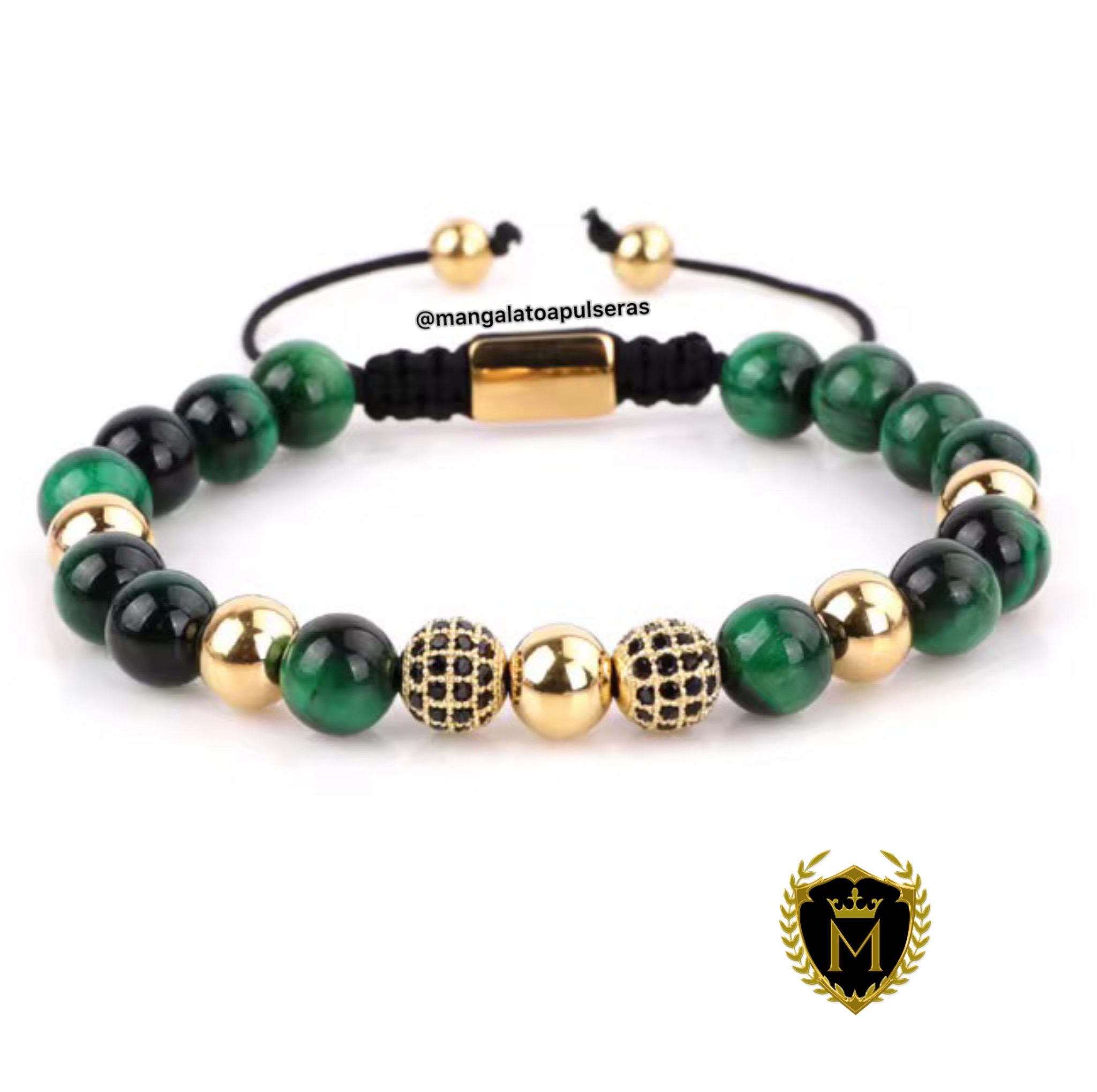 joyas, relojes y accesorios - pulseras en ojo de tigre  4