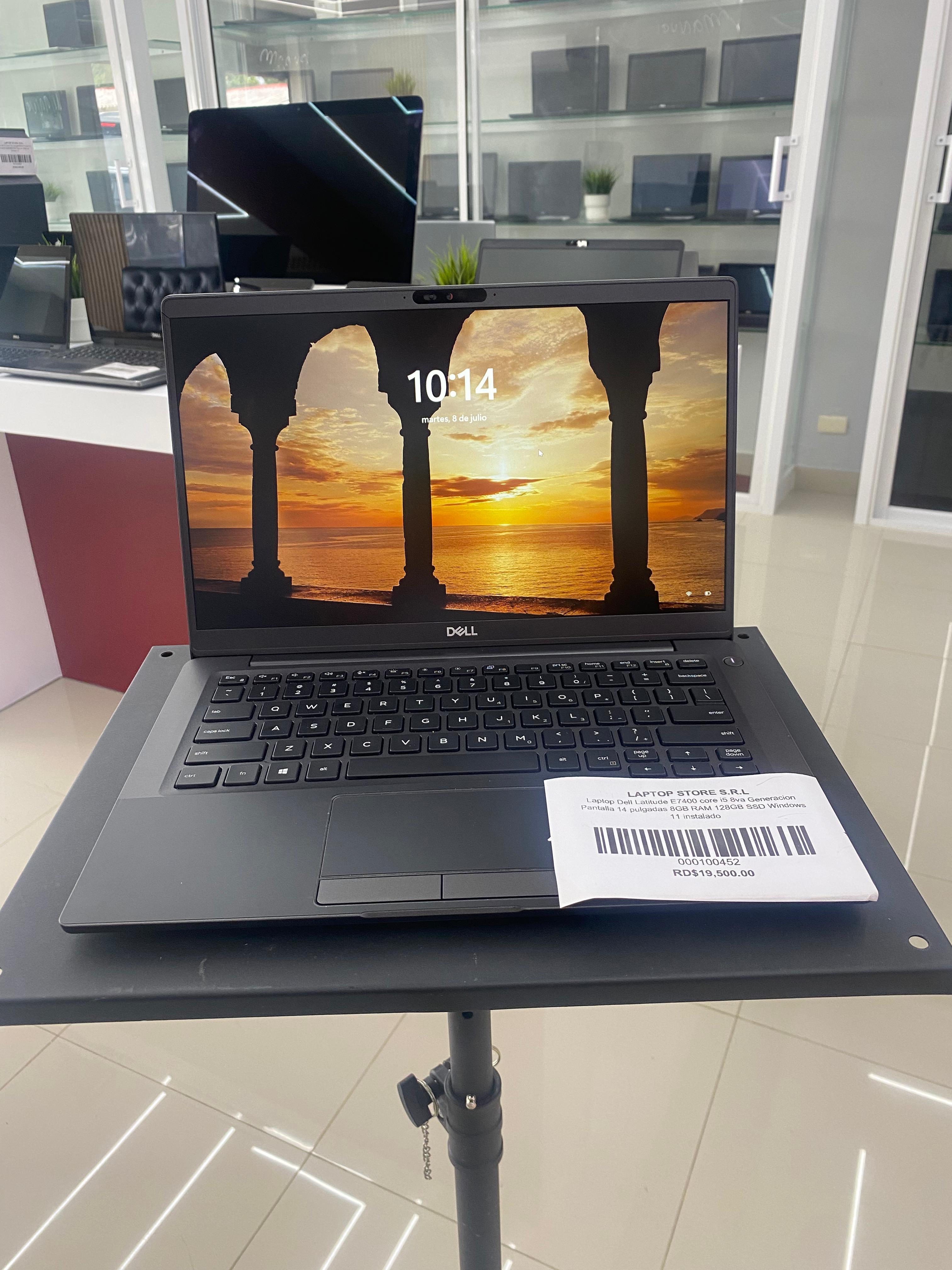 computadoras y laptops - Laptop Dell Latitude E7400 core i5 8vaGen 14 pulga