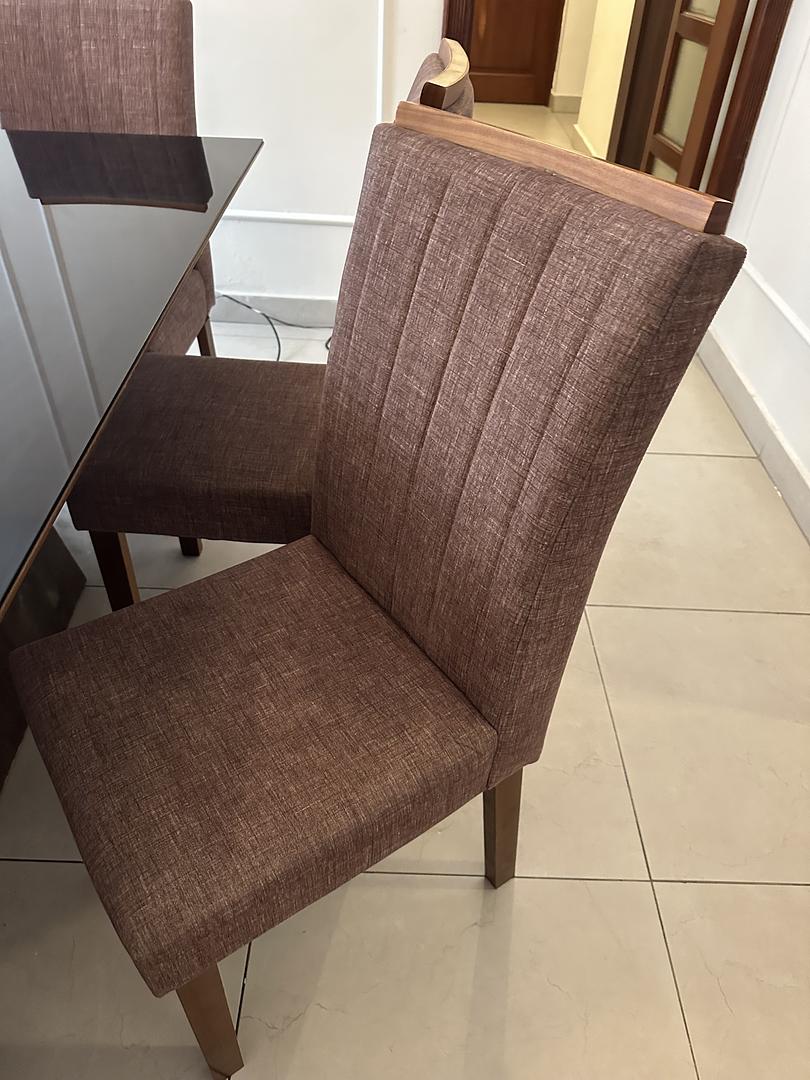 muebles y colchones - Juego de comedor de 8 sillas, cuadrado 4