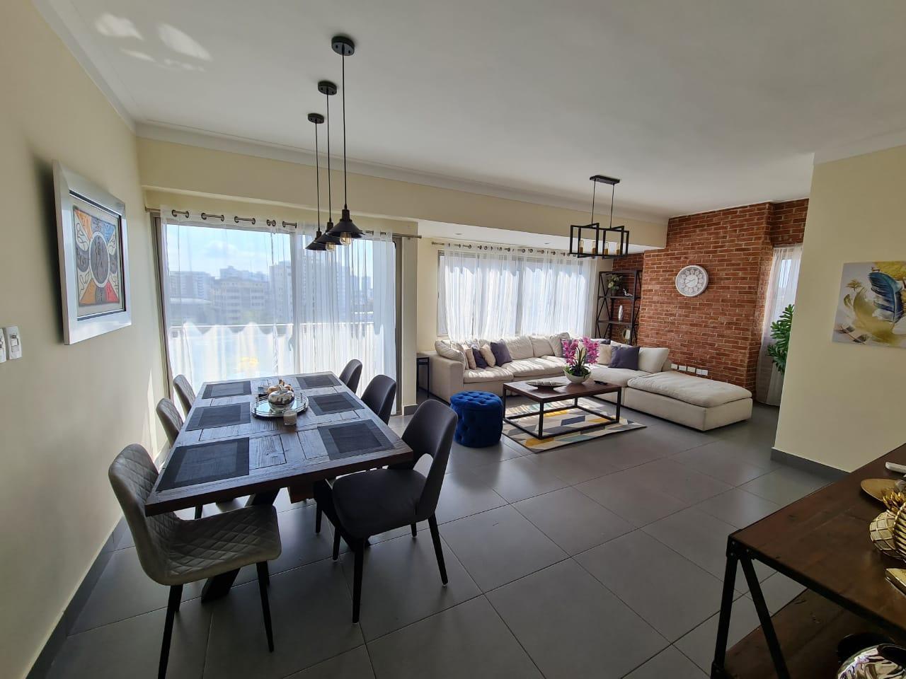 apartamentos - Apartamento en alquiler o venta en Naco, amueblado, con piscina. 5