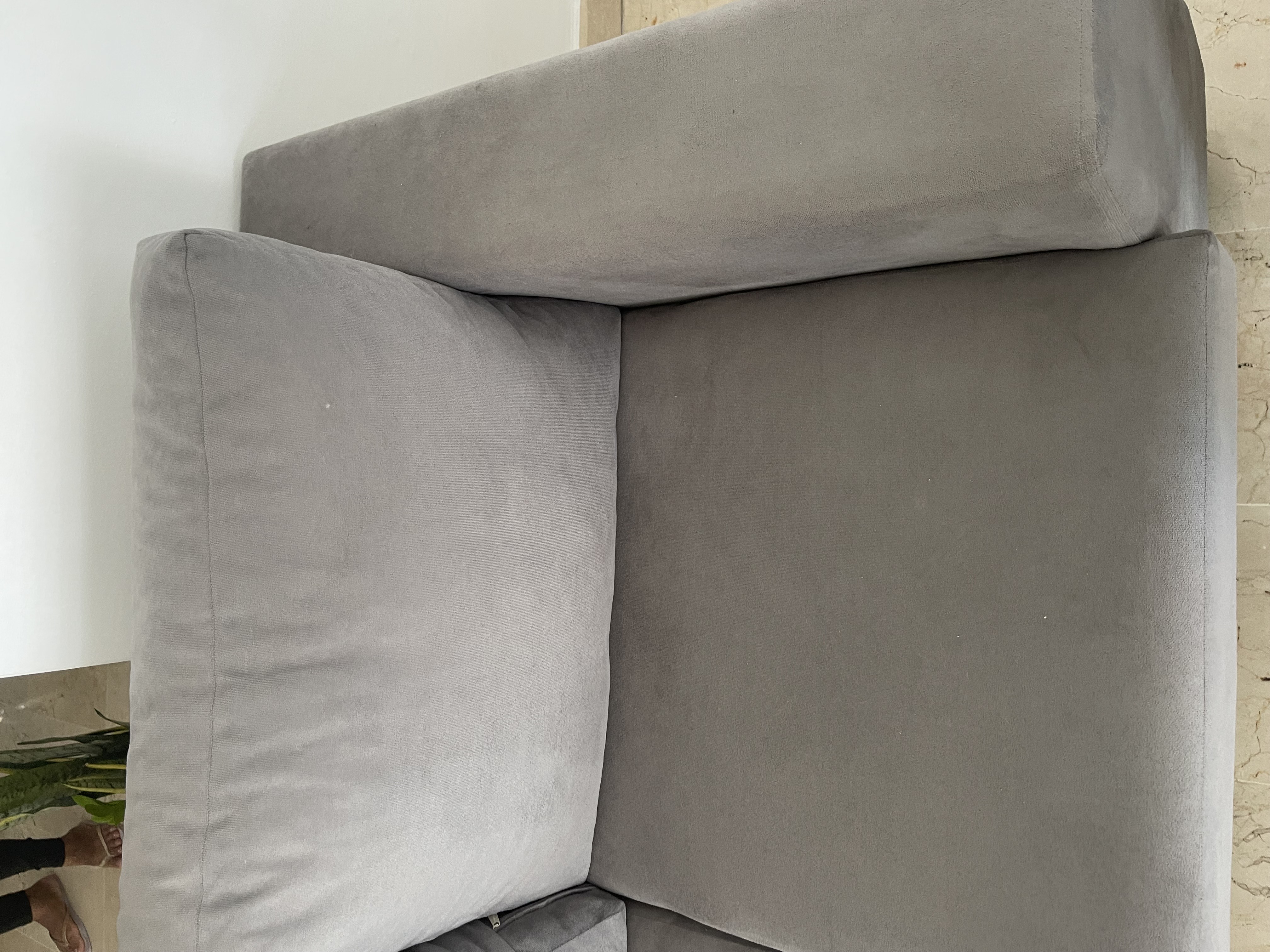 muebles y colchones - Vendo Juego de Muebles GRIS en excelente condicion 5