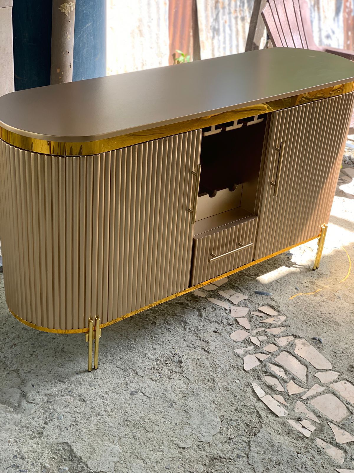 muebles y colchones - Credenza para sala 🛋️ moderna  4