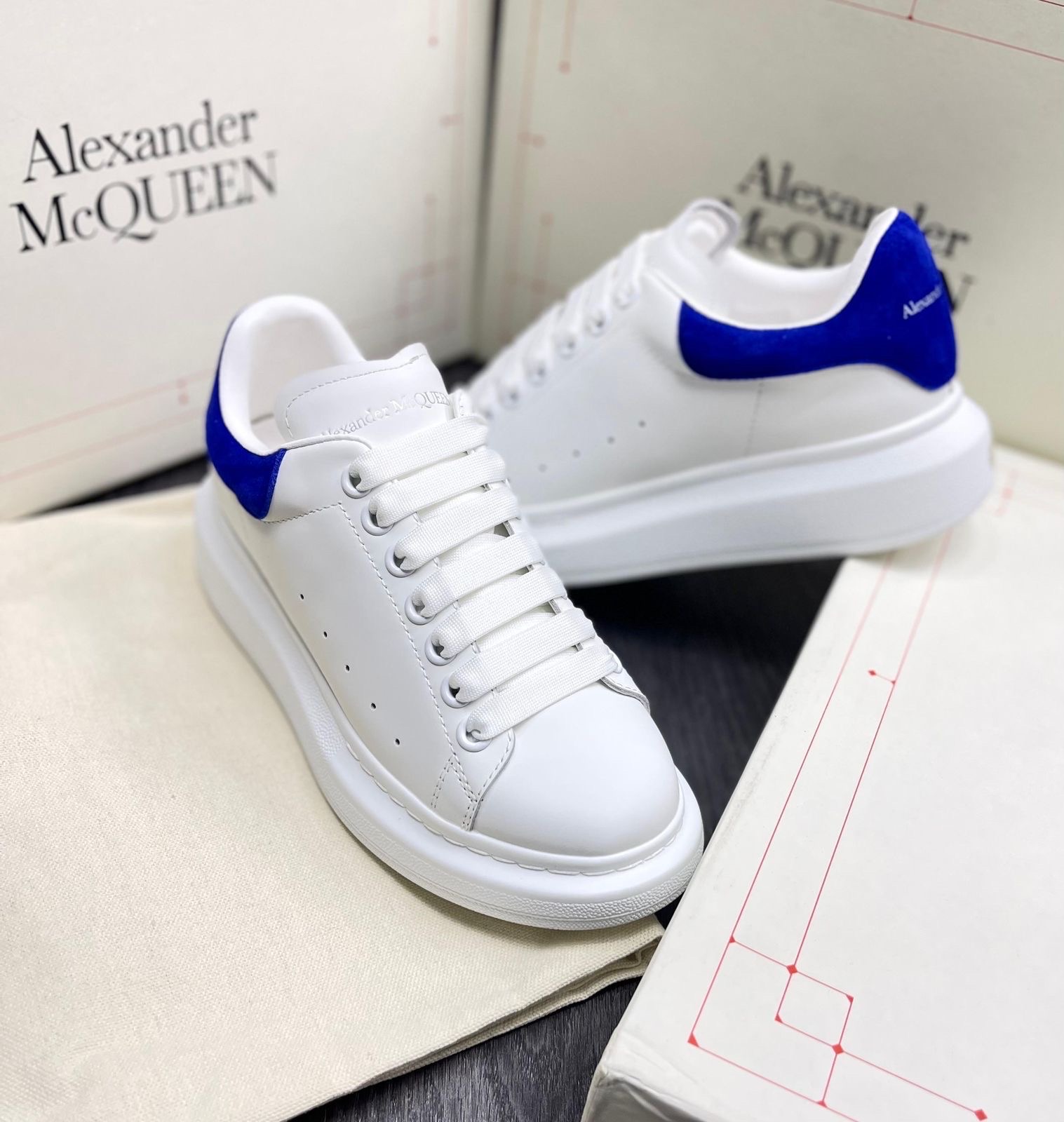 zapatos unisex - Calzado Alexander McQueen Blanco White Tenis Teni Sneaker Sneakers 2K25 🦴 8