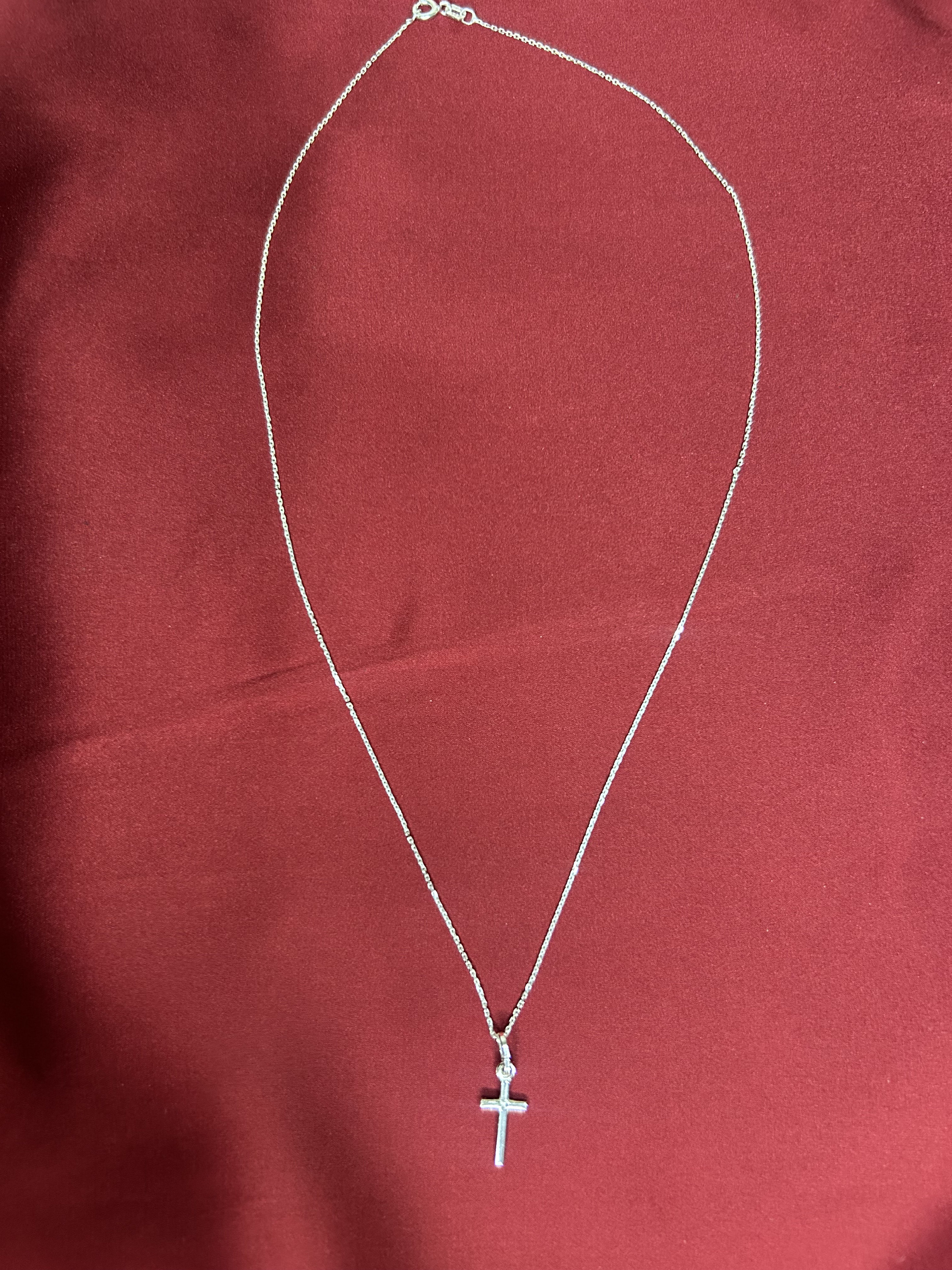 joyas, relojes y accesorios - Cadena de cruz en plata 925 0