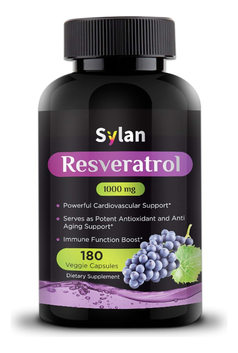 Salud y Equipamiento Médico - Resveratrol 1000 Mg Potente 180 Capsulas