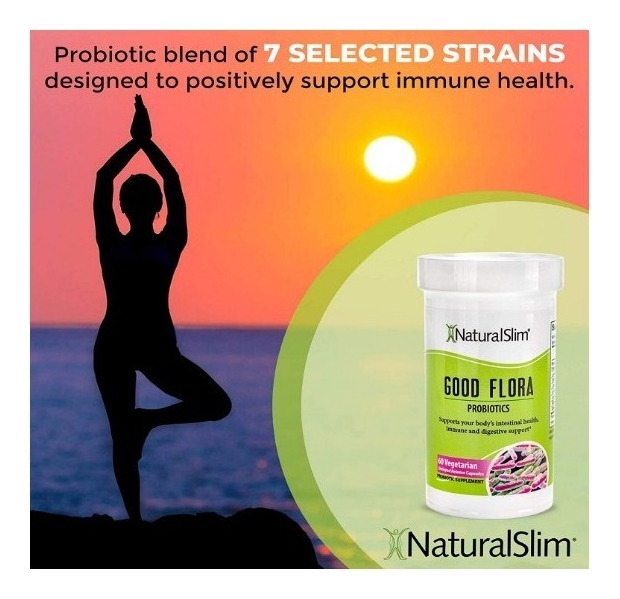 Salud y Equipamiento Médico - Naturalslim Good Flora Suplemento Probióticos 60 Cápsulas 2